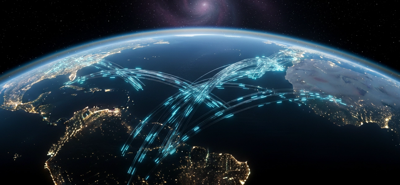 Os cabos de fibra óptica que atravessam oceanos