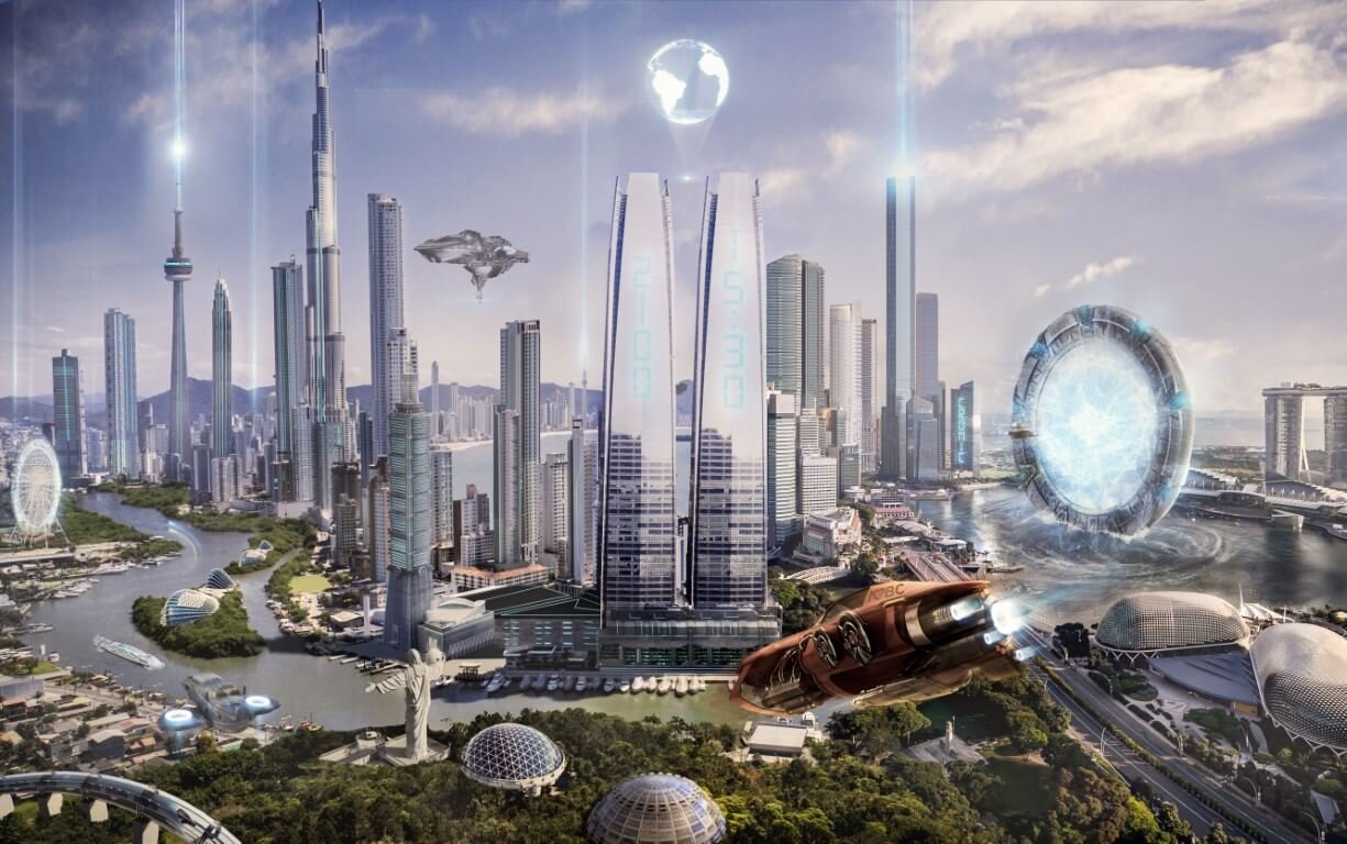 Matte Painting Cidade de Balneário Camboriú