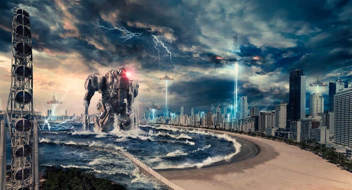 Matte Painting Cidade de Balneário Camboriú